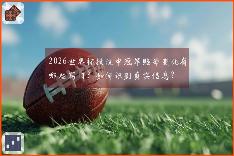 2026世界杯投注中冠军赔率变化有哪些窍门？如何识别真实信息？